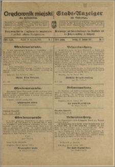 Bromberger Stadt-Anzeiger, J. 38, 1921, nr 7