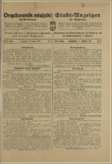 Bromberger Stadt-Anzeiger, J. 38, 1921, nr 9