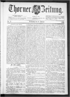 Thorner Zeitung 1893, Nr. 3