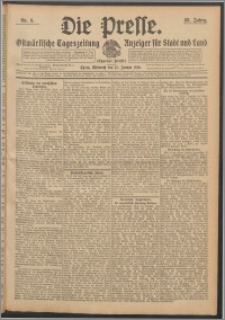 Die Presse 1910, Jg. 28, Nr. 9 Zweites Blatt, Drittes Blatt