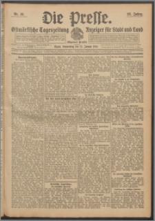 Die Presse 1910, Jg. 28, Nr. 10 Zweites Blatt, Drittes Blatt
