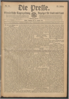 Die Presse 1910, Jg. 28, Nr. 14 Zweites Blatt, Drittes Blatt