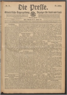 Die Presse 1910, Jg. 28, Nr. 15 Zweites Blatt, Drittes Blatt