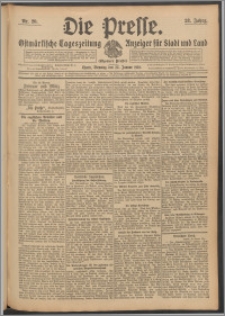 Die Presse 1910, Jg. 28, Nr. 20 Zweites Blatt, Drittes Blatt