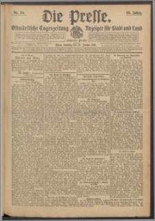 Die Presse 1910, Jg. 28, Nr. 25 Zweites Blatt, Drittes Blatt