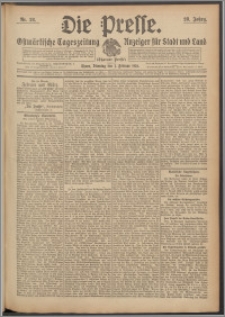 Die Presse 1910, Jg. 28, Nr. 26 Zweites Blatt, Drittes Blatt