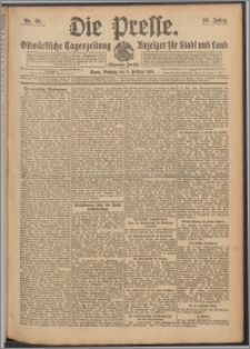 Die Presse 1910, Jg. 28, Nr. 32 Zweites Blatt, Drittes Blatt