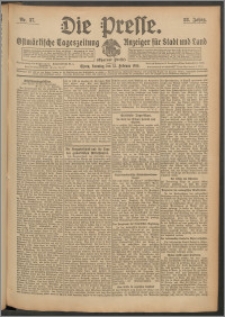 Die Presse 1910, Jg. 28, Nr. 37 Zweites Blatt, Drittes Blatt, Viertes Blatt