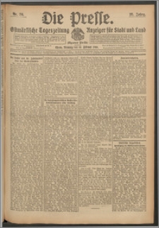 Die Presse 1910, Jg. 28, Nr. 38 Zweites Blatt, Drittes Blatt