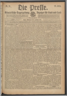 Die Presse 1910, Jg. 28, Nr. 39 Zweites Blatt, Drittes Blatt