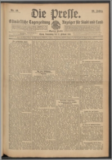 Die Presse 1910, Jg. 28, Nr. 40 Zweites Blatt, Drittes Blatt