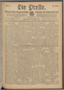 Die Presse 1910, Jg. 28, Nr. 41 Zweites Blatt, Drittes Blatt