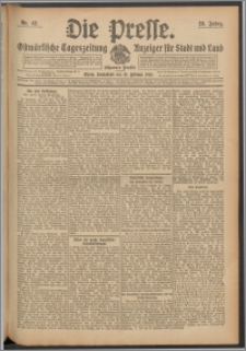 Die Presse 1910, Jg. 28, Nr. 42 Zweites Blatt, Drittes Blatt