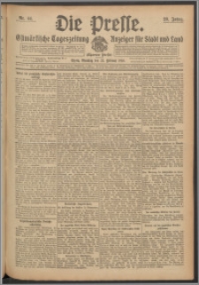 Die Presse 1910, Jg. 28, Nr. 44 Zweites Blatt, Drittes Blatt