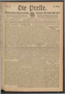 Die Presse 1910, Jg. 28, Nr. 45 Zweites Blatt, Drittes Blatt