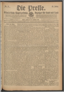 Die Presse 1910, Jg. 28, Nr. 47 Zweites Blatt, Drittes Blatt