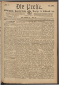 Die Presse 1910, Jg. 28, Nr. 52 Zweites Blatt, Drittes Blatt