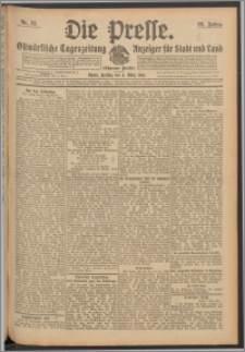 Die Presse 1910, Jg. 28, Nr. 53 Zweites Blatt, Drittes Blatt