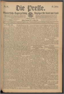 Die Presse 1910, Jg. 28, Nr. 62 Zweites Blatt