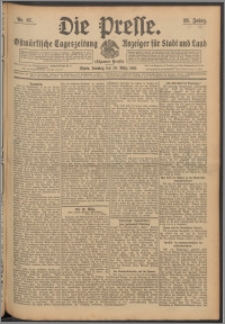 Die Presse 1910, Jg. 28, Nr. 67 Zweites Blatt, Drittes Blatt, Viertes Blatt