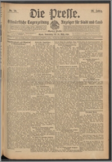 Die Presse 1910, Jg. 28, Nr. 70 Zweites Blatt, Drittes Blatt