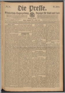 Die Presse 1910, Jg. 28, Nr. 76 Zweites Blatt, Drittes Blatt