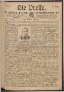 Die Presse 1910, Jg. 28, Nr. 78 Zweites Blatt, Drittes Blatt
