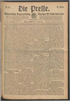 Die Presse 1910, Jg. 28, Nr. 88 Zweites Blatt, Drittes Blatt