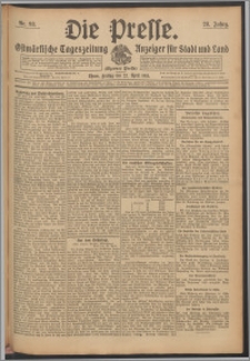 Die Presse 1910, Jg. 28, Nr. 93 Zweites Blatt, Drittes Blatt