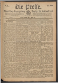 Die Presse 1910, Jg. 28, Nr. 97 Zweites Blatt, Drittes Blatt