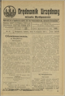 Orędownik Urzędowy Miasta Bydgoszczy, R.40, 1923, Nr 28
