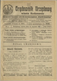 Orędownik Urzędowy Miasta Bydgoszczy, R.41, 1924, Nr 2