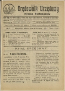 Orędownik Urzędowy Miasta Bydgoszczy, R.41, 1924, Nr 4