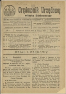 Orędownik Urzędowy Miasta Bydgoszczy, R.41, 1924, Nr 5