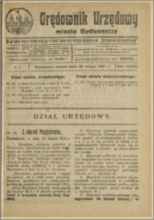 Orędownik Urzędowy Miasta Bydgoszczy, R.41, 1924, Nr 8
