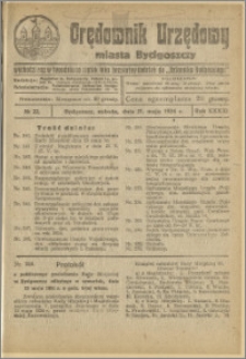 Orędownik Urzędowy Miasta Bydgoszczy, R.41, 1924, Nr 22