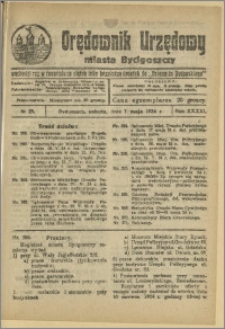 Orędownik Urzędowy Miasta Bydgoszczy, R.41, 1924, Nr 23