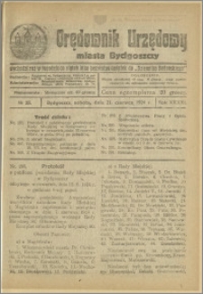 Orędownik Urzędowy Miasta Bydgoszczy, R.41, 1924, Nr 25