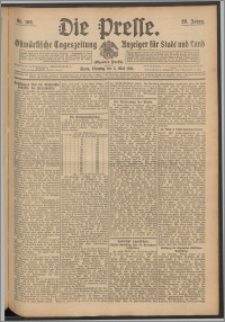 Die Presse 1910, Jg. 28, Nr. 102 Zweites Blatt, Drittes Blatt