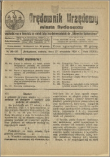 Orędownik Urzędowy Miasta Bydgoszczy, R.41, 1924, Nr 36-37