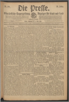 Die Presse 1910, Jg. 28, Nr. 103 Zweites Blatt, Drittes Blatt