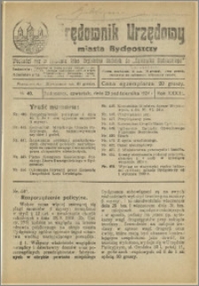 Orędownik Urzędowy Miasta Bydgoszczy, R.41, 1924, Nr 40