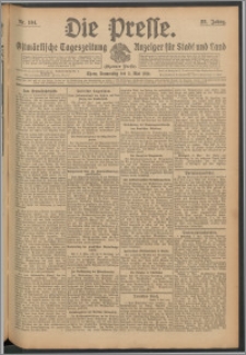 Die Presse 1910, Jg. 28, Nr. 104 Zweites Blatt, Drittes Blatt