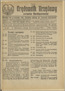 Orędownik Urzędowy Miasta Bydgoszczy, R.41, 1924, Nr 44