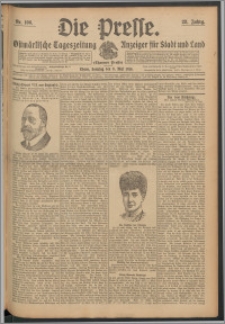 Die Presse 1910, Jg. 28, Nr. 106 Zweites Blatt, Drittes Blatt, Viertes Blatt