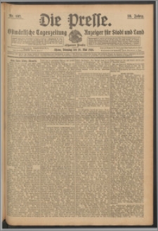 Die Presse 1910, Jg. 28, Nr. 107 Zweites Blatt, Drittes Blatt