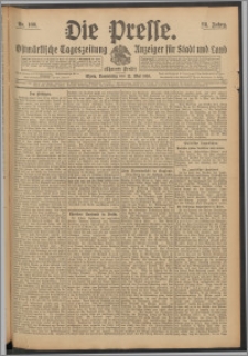 Die Presse 1910, Jg. 28, Nr. 109 Zweites Blatt, Drittes Blatt