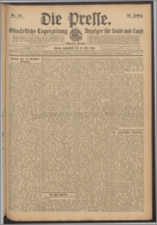 Die Presse 1910, Jg. 28, Nr. 111 Zweites Blatt, Drittes Blatt