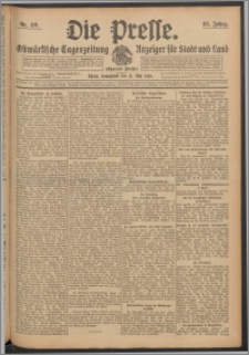 Die Presse 1910, Jg. 28, Nr. 116 Zweites Blatt, Drittes Blatt