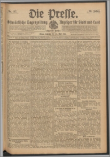 Die Presse 1910, Jg. 28, Nr. 117 Zweites Blatt, Drittes Blatt, Viertes Blatt